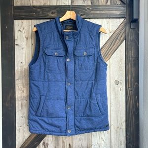 Outpost Makers blue puffer vest size large
